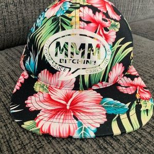 Mmm Bitchin Sauce SnapBack Adjustable Floral Hat Tropical Cap